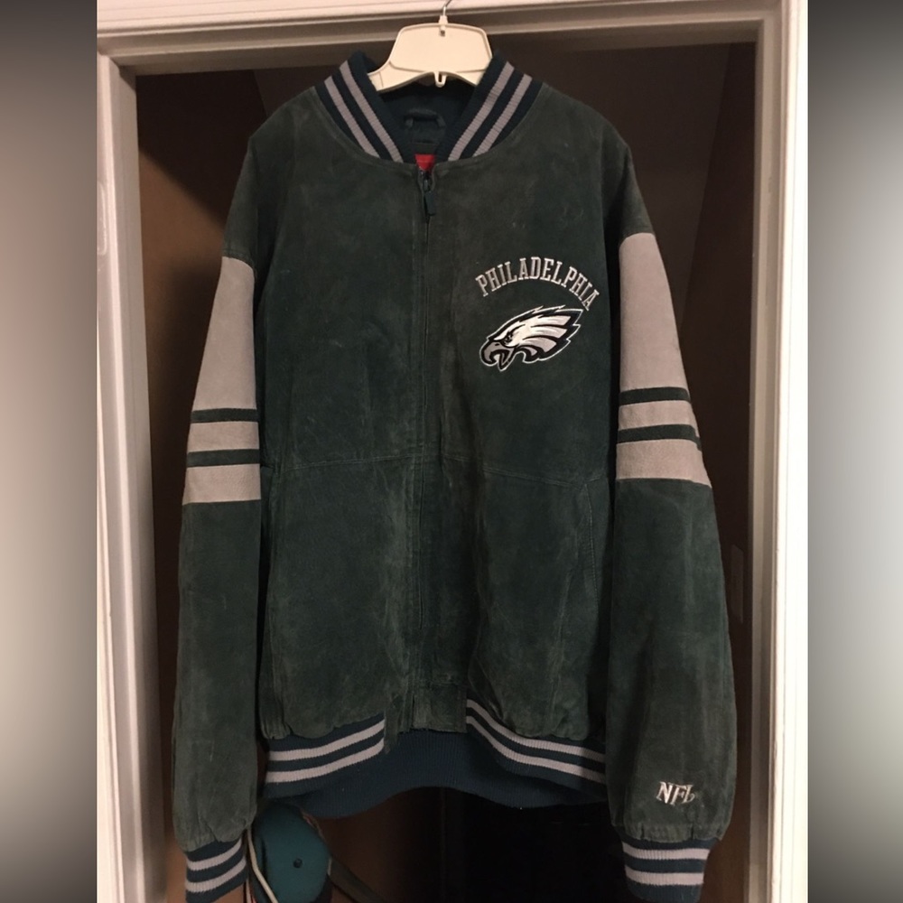 Philadelphia Eagles suede Team Jacket